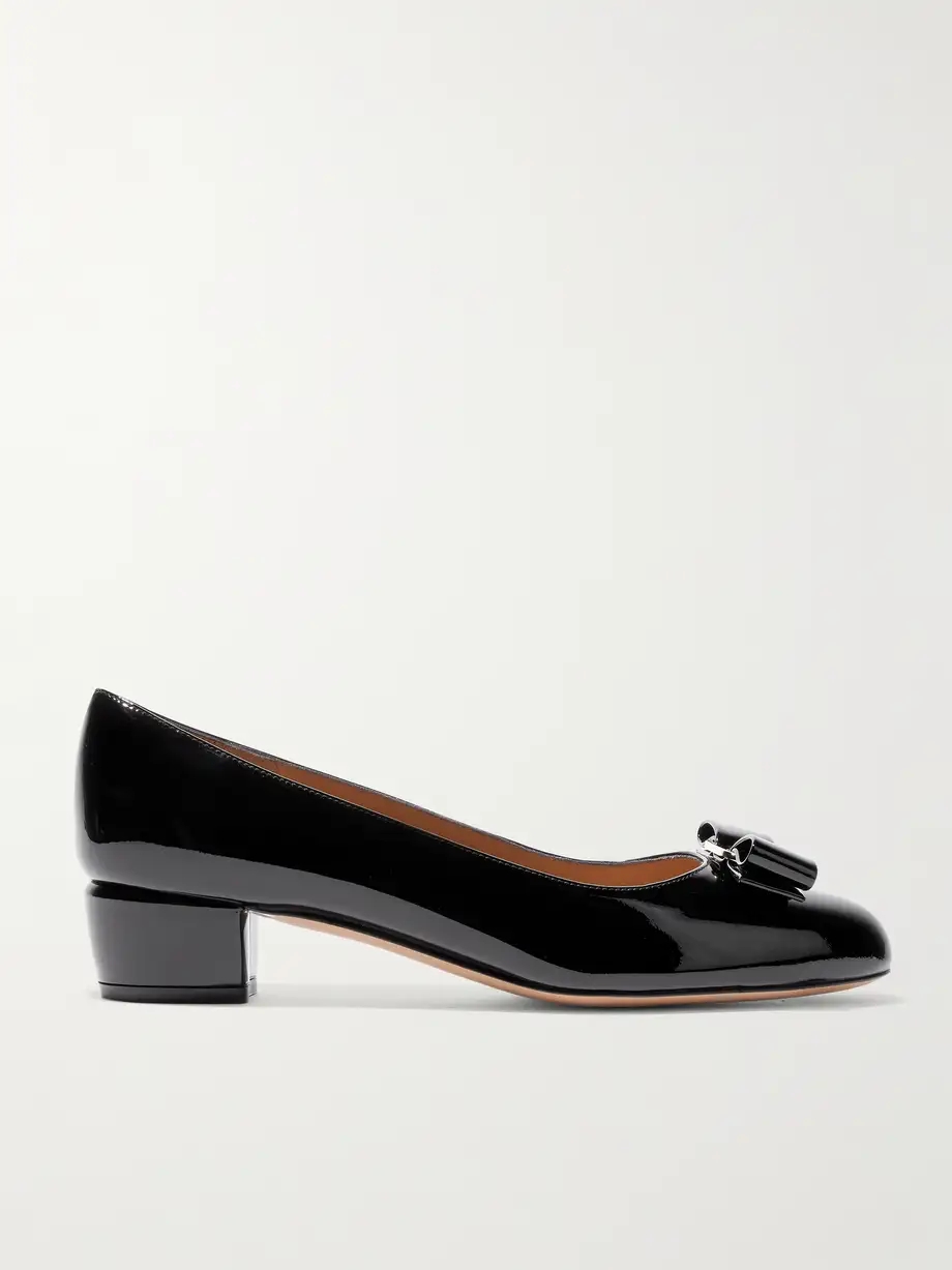 Vara bow-embellished patent-leather pumps Vara bow-embellished patent-leather pumps