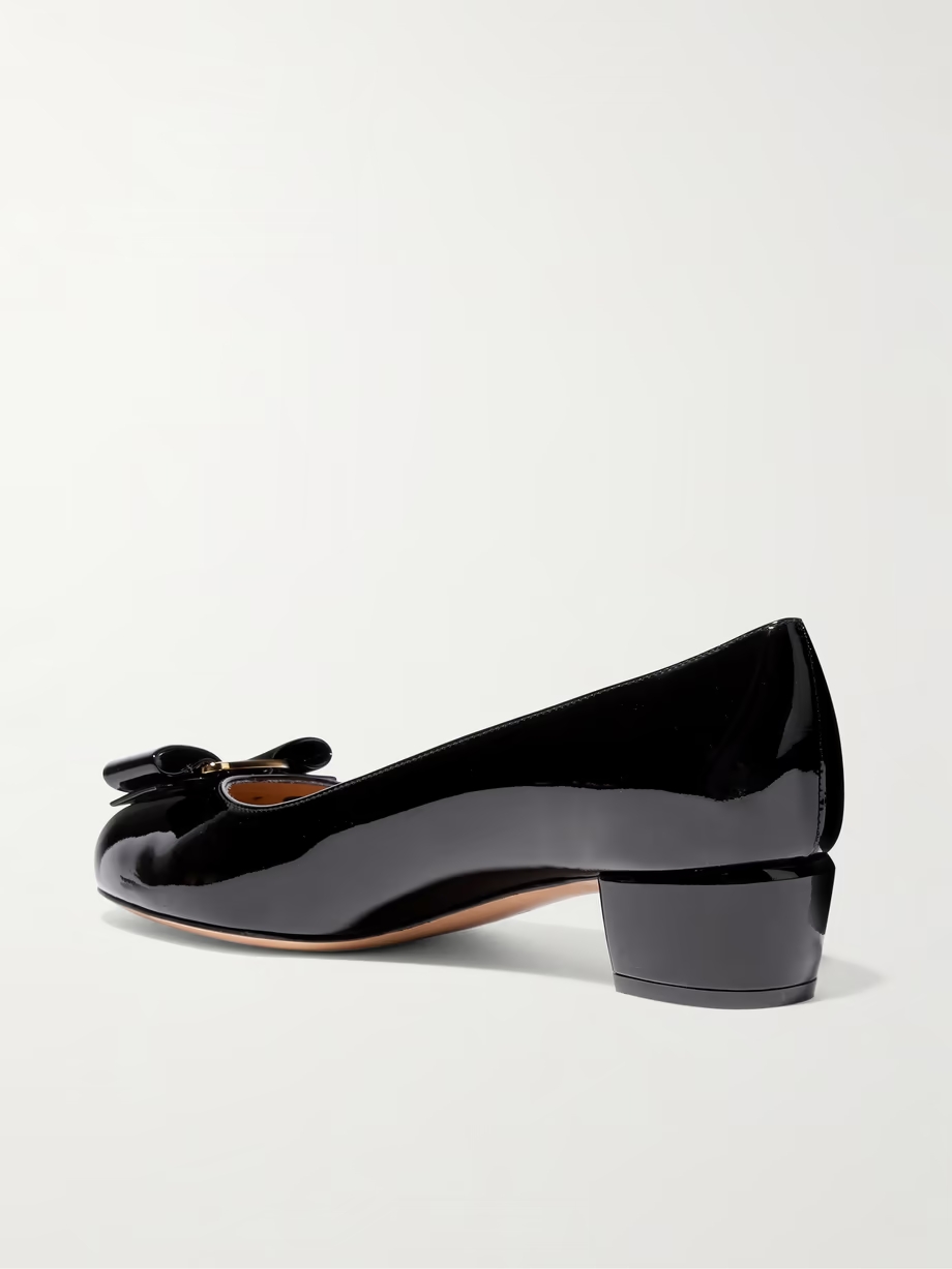 Vara bow-embellished patent-leather pumps Vara bow-embellished patent-leather pumps