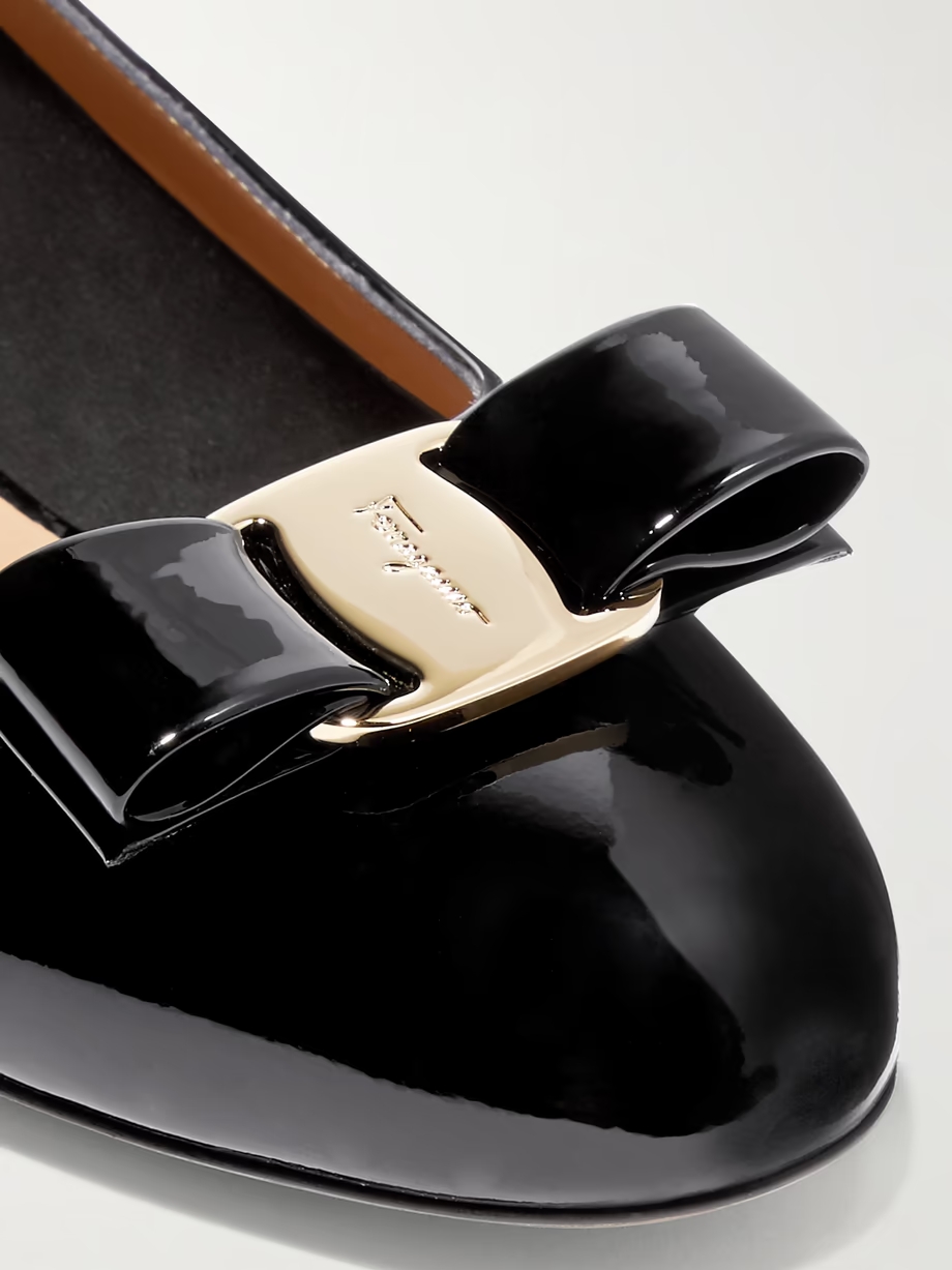 Vara bow-embellished patent-leather pumps Vara bow-embellished patent-leather pumps