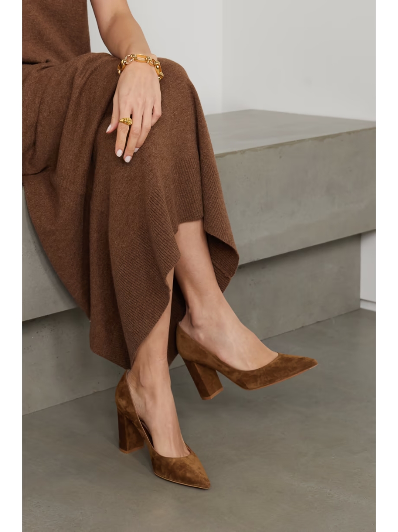 Piper 85 suede pumps Piper 85 suede pumps