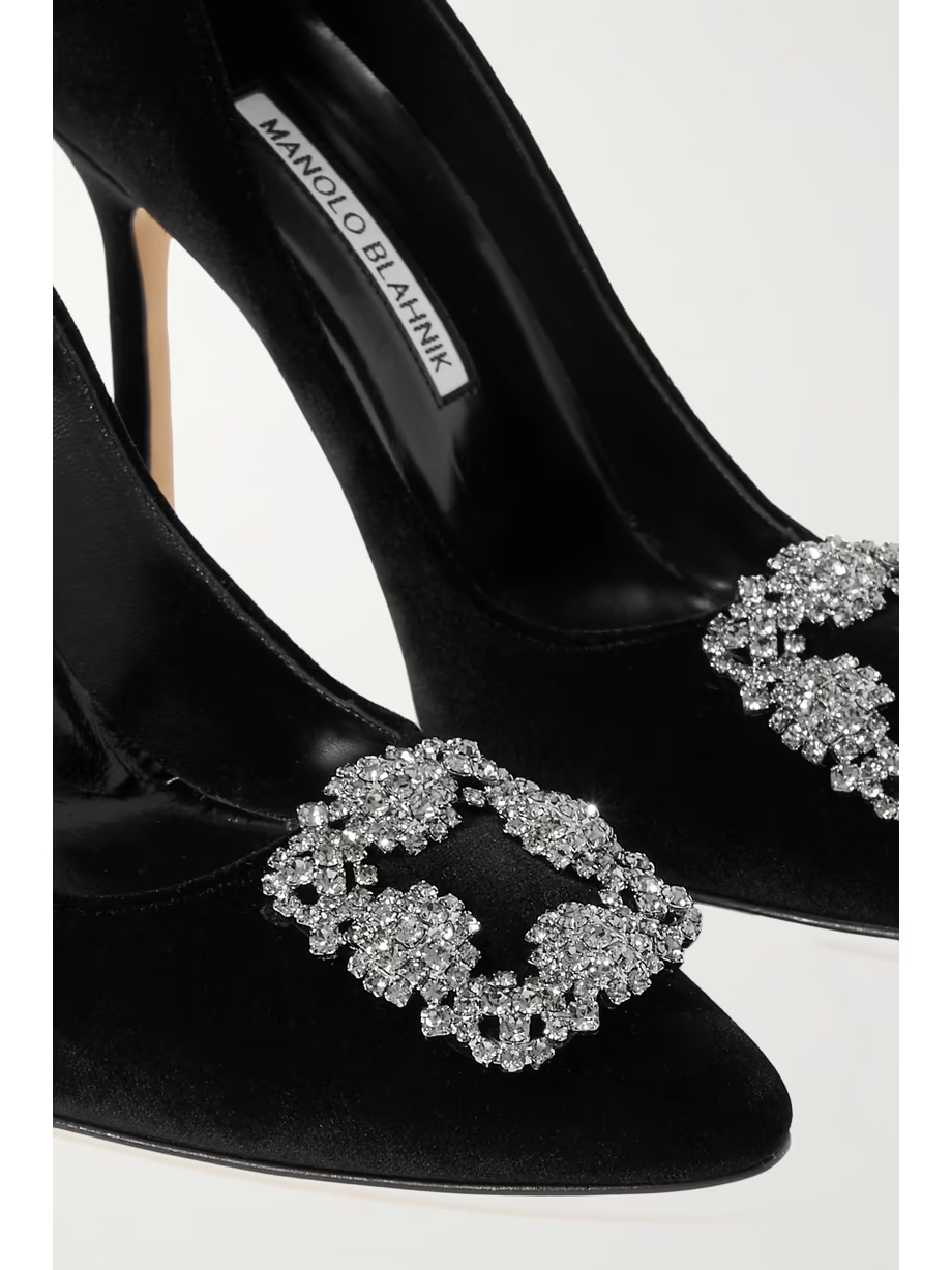 Hangisi 105 embellished velvet pumps Hangisi 105 embellished velvet pumps
