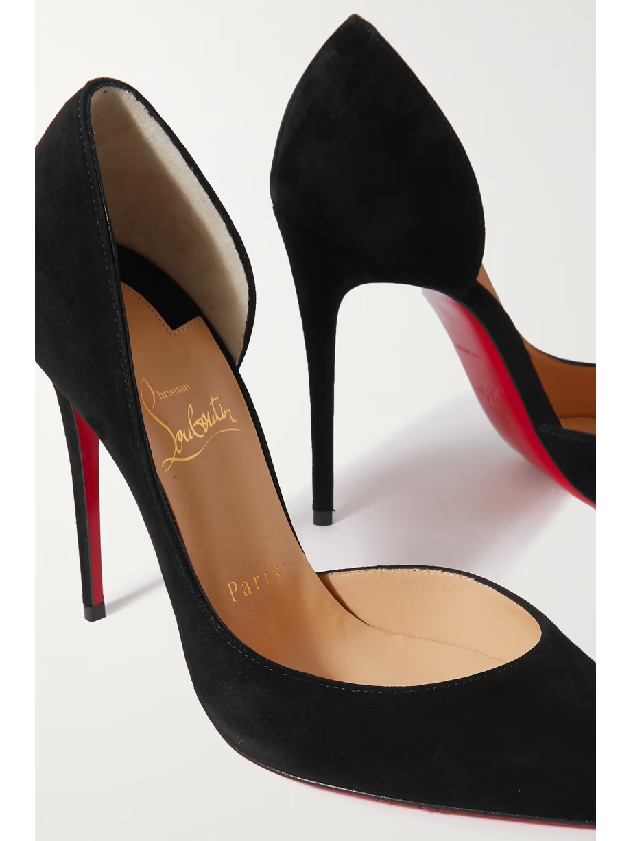 Iriza 100 suede point-toe pumps Iriza 100 suede point-toe pumps