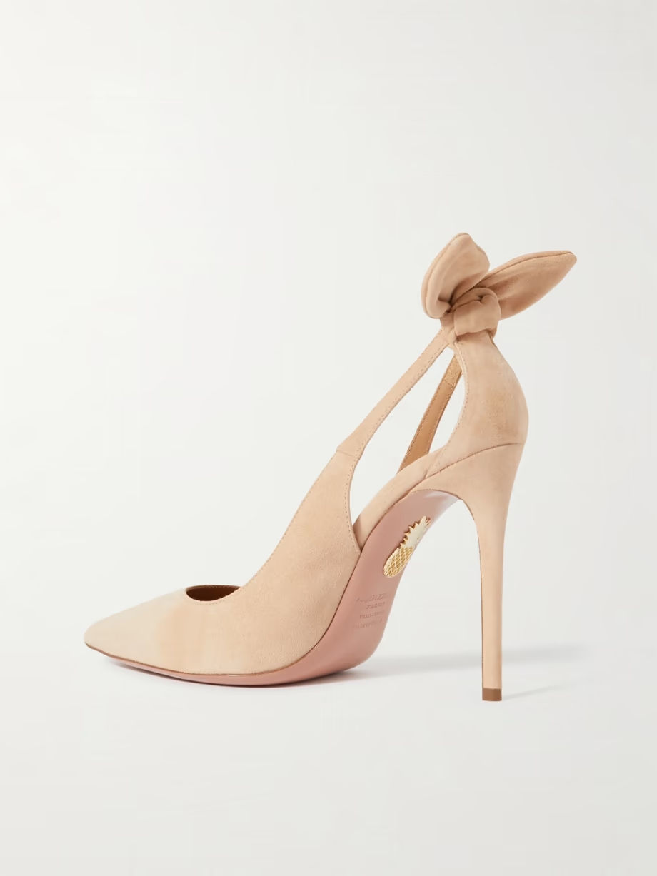 Bow Tie 105 suede pumps Bow Tie 105 suede pumps