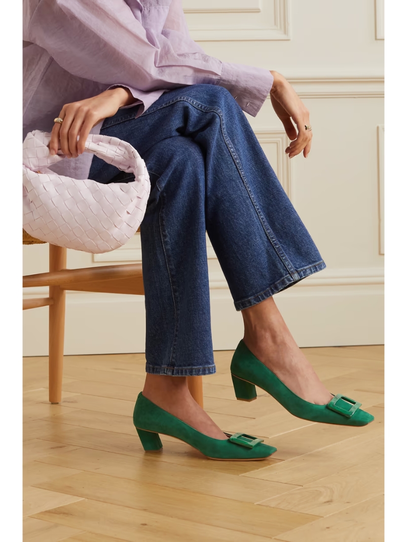 Belle Vivier suede pumps Belle Vivier suede pumps