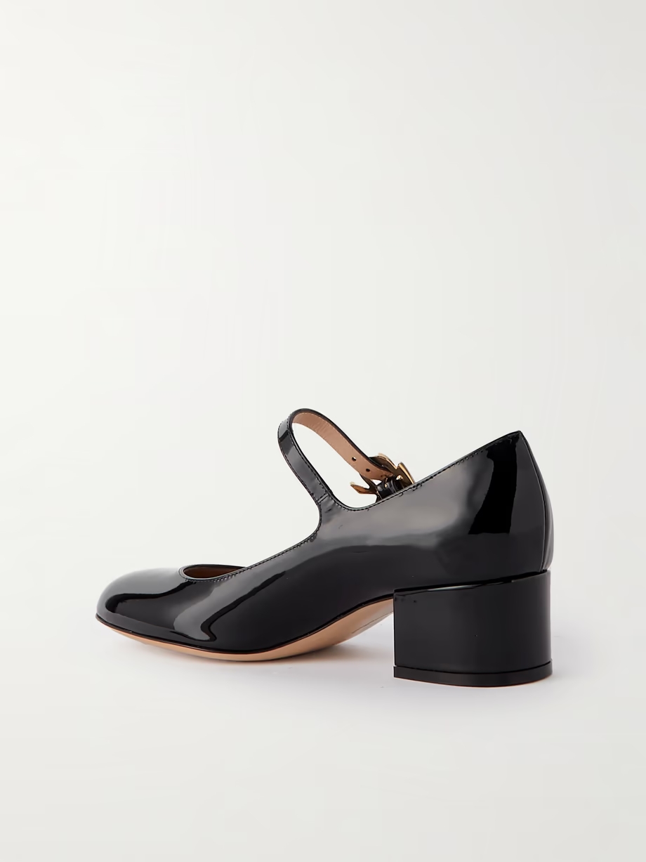 45 patent-leather Mary Jane pumps 45 patent-leather Mary Jane pumps