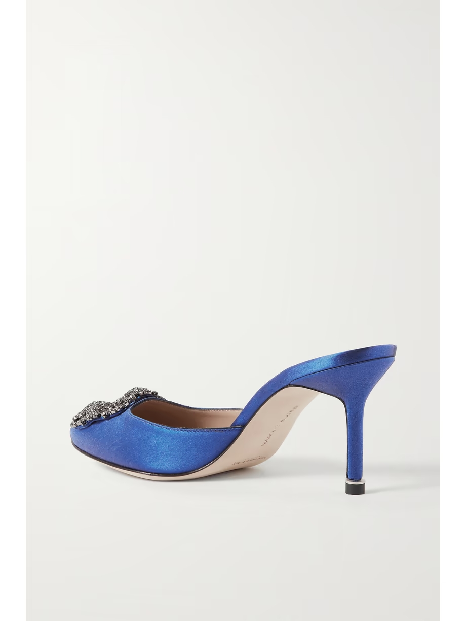 Hangisimu 70 embellished satin mules Hangisimu 70 embellished satin mules