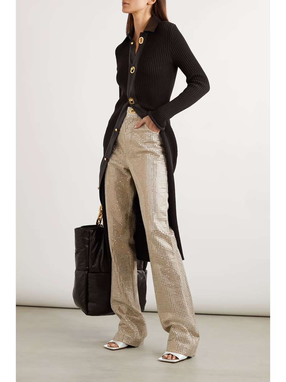 Leather mules Leather mules
