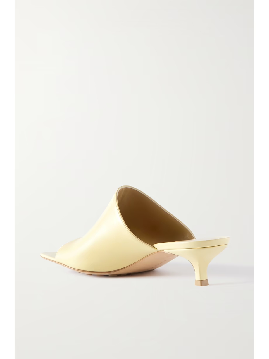 Leather mules Leather mules