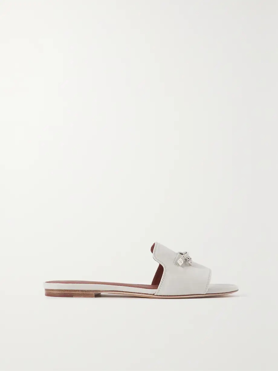 Summer Charms suede slides Summer Charms suede slides