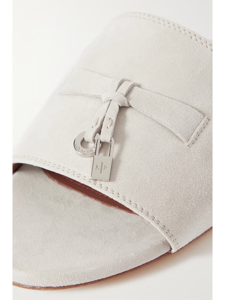 Summer Charms suede slides Summer Charms suede slides