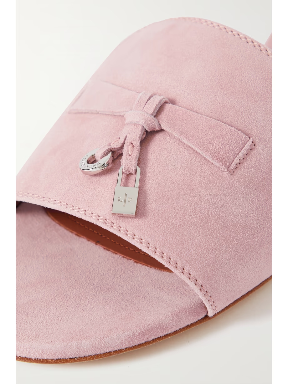 Summer Charms suede slides Summer Charms suede slides