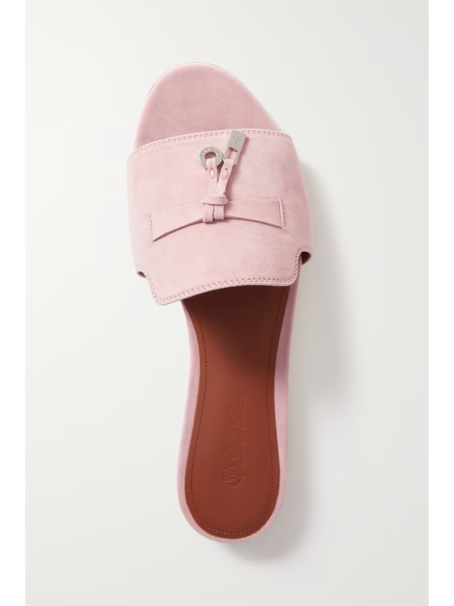 Summer Charms suede slides Summer Charms suede slides