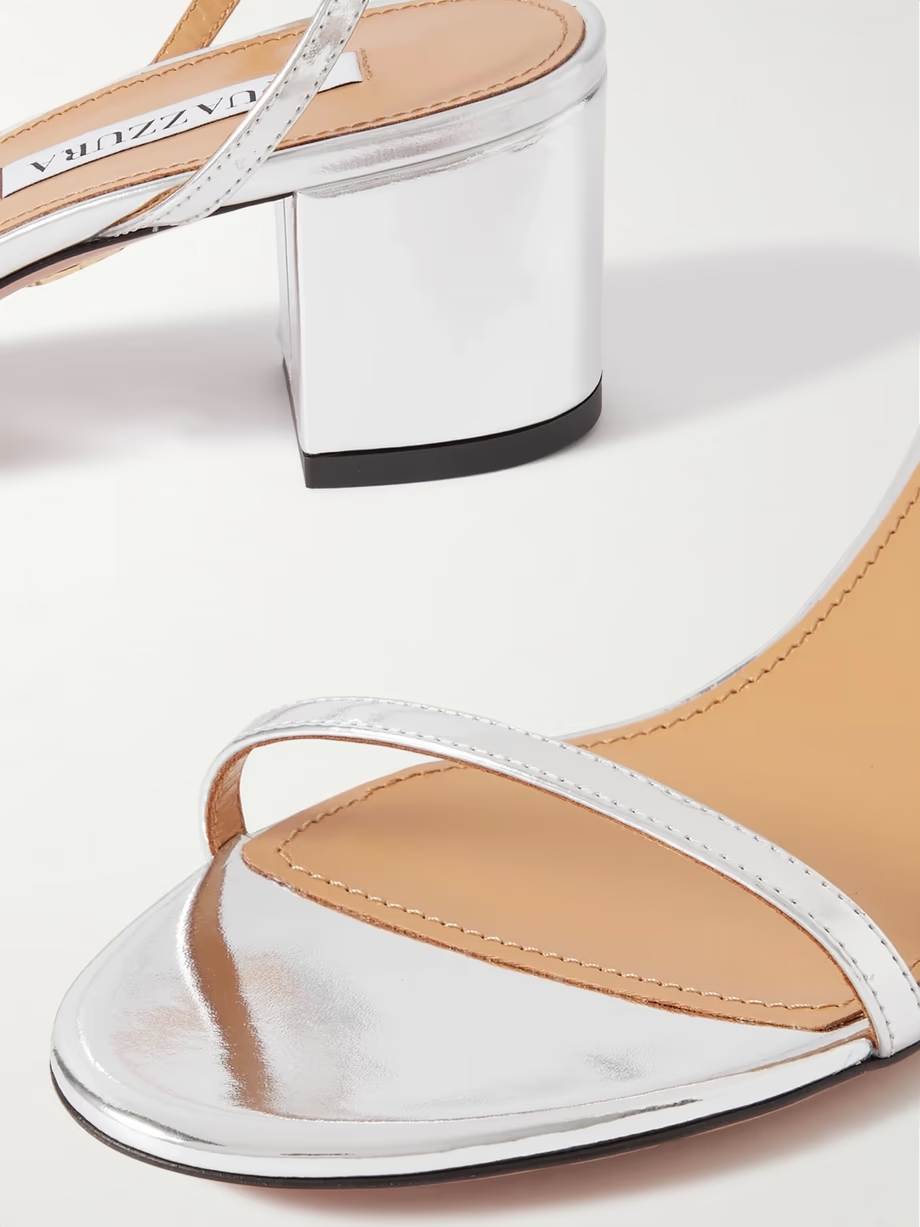Olie 50 metallic leather sandals Olie 50 metallic leather sandals