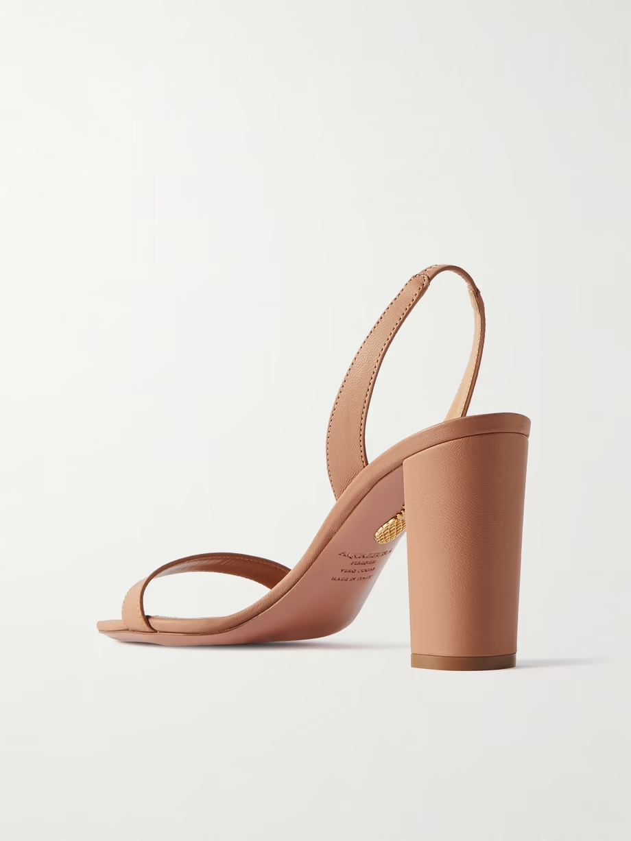 So Nude 85 leather slingback sandals So Nude 85 leather slingback sandals