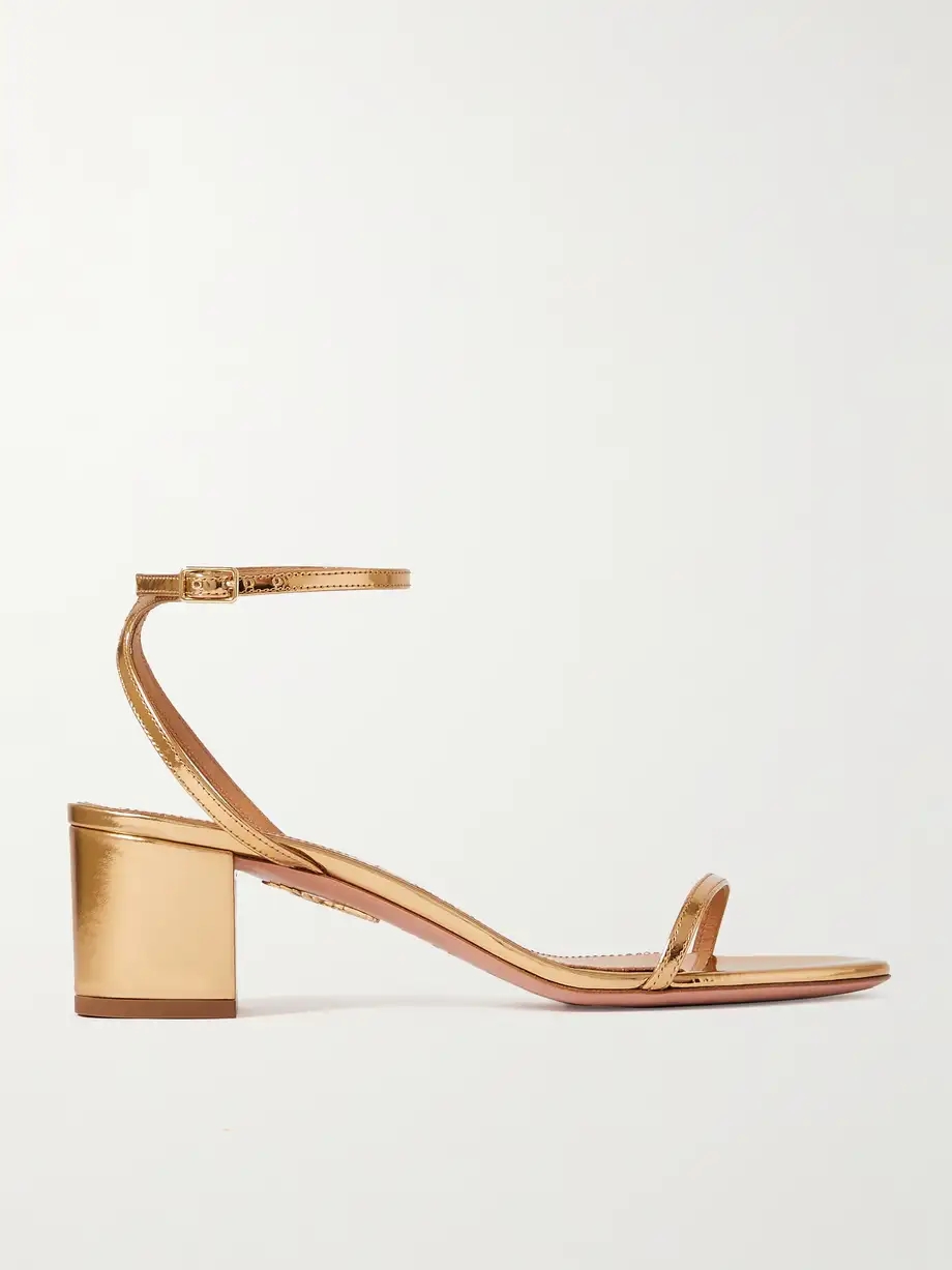 Olie 50 metallic leather sandals Olie 50 metallic leather sandals