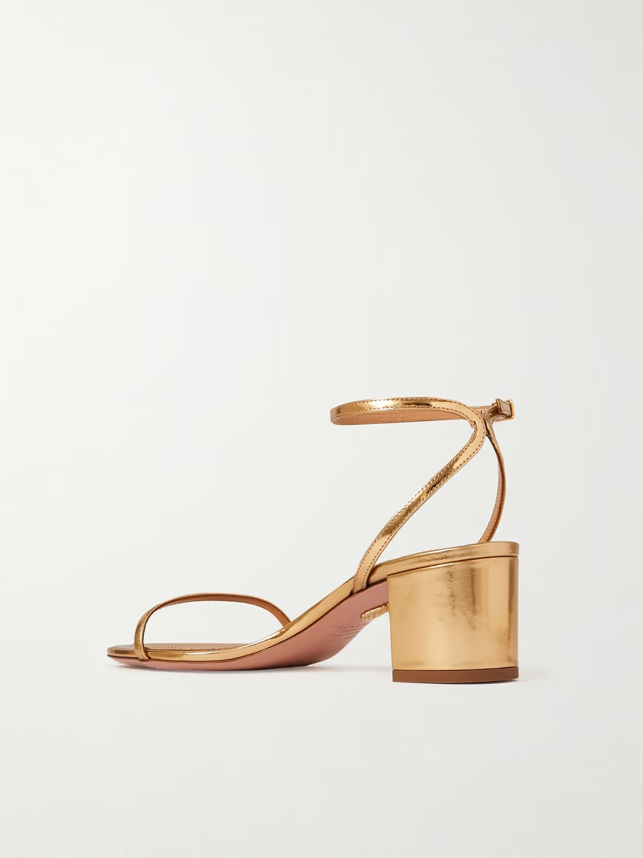 Olie 50 metallic leather sandals Olie 50 metallic leather sandals