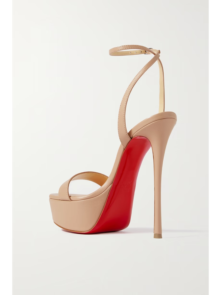 Loubi Queen Alta 150 leather platform pumps Loubi Queen Alta 150 leather platform pumps