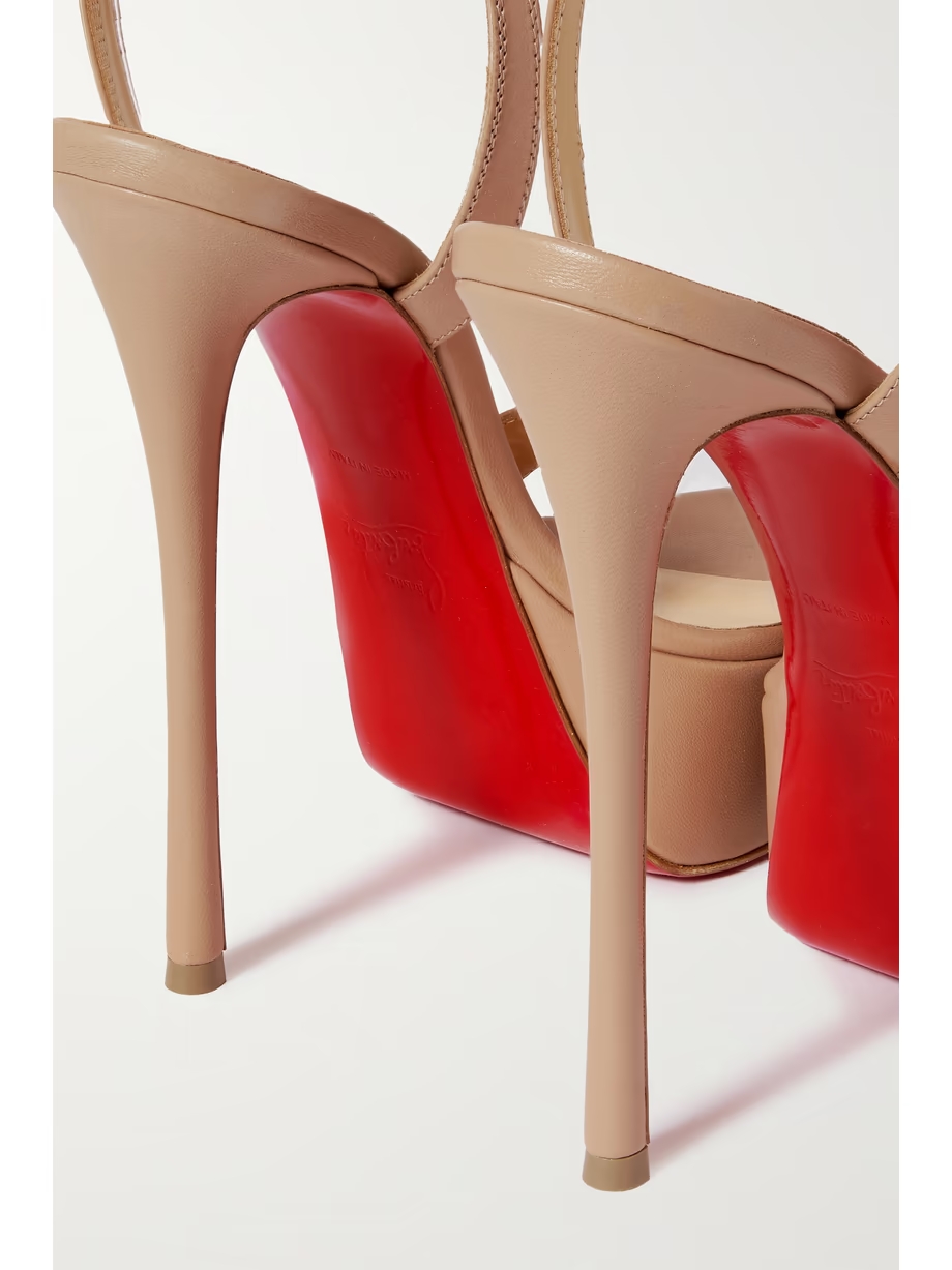 Loubi Queen Alta 150 leather platform pumps Loubi Queen Alta 150 leather platform pumps