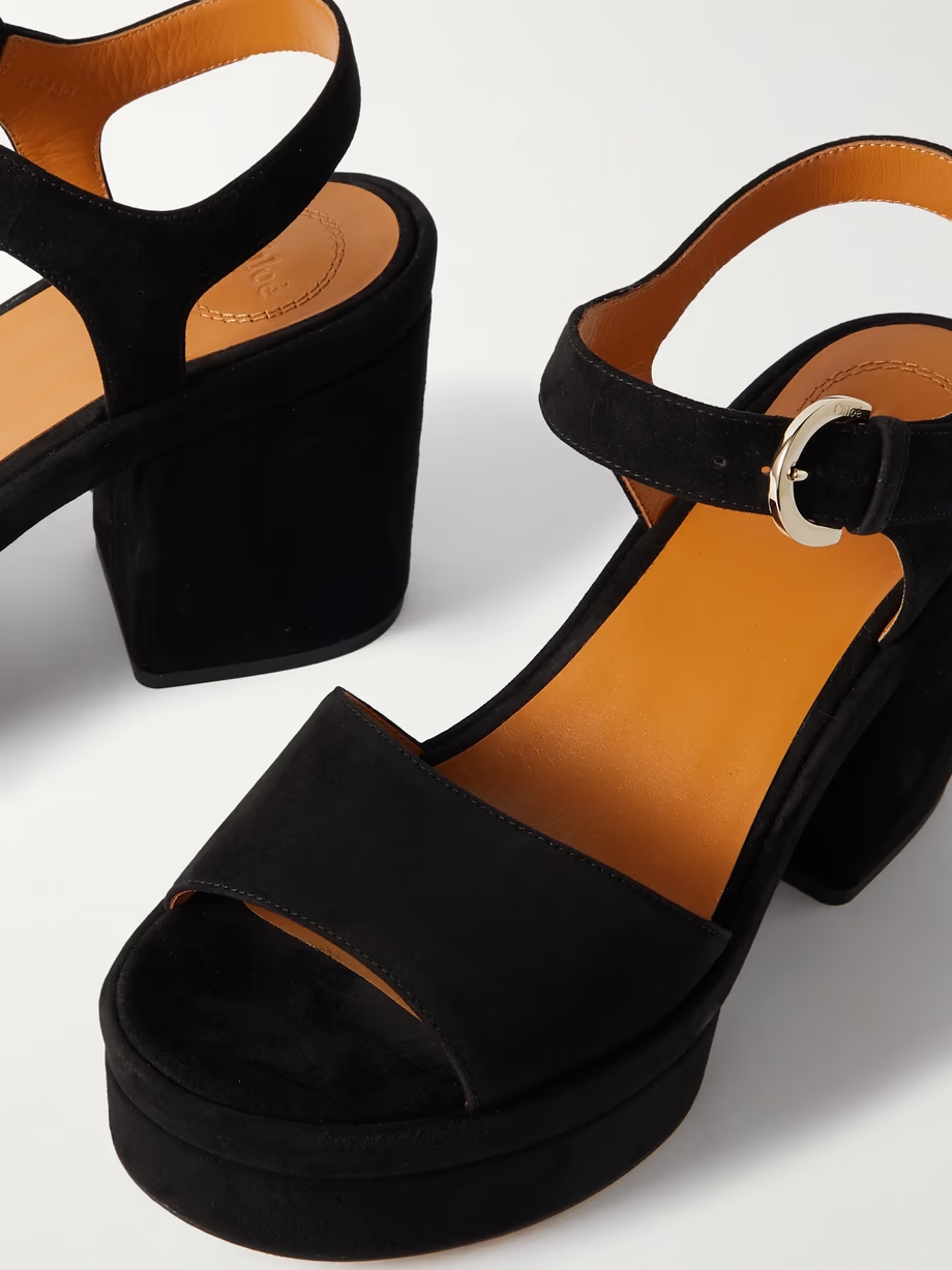 + NET SUSTAIN Odina suede platform sandals + NET SUSTAIN Odina suede platform sandals