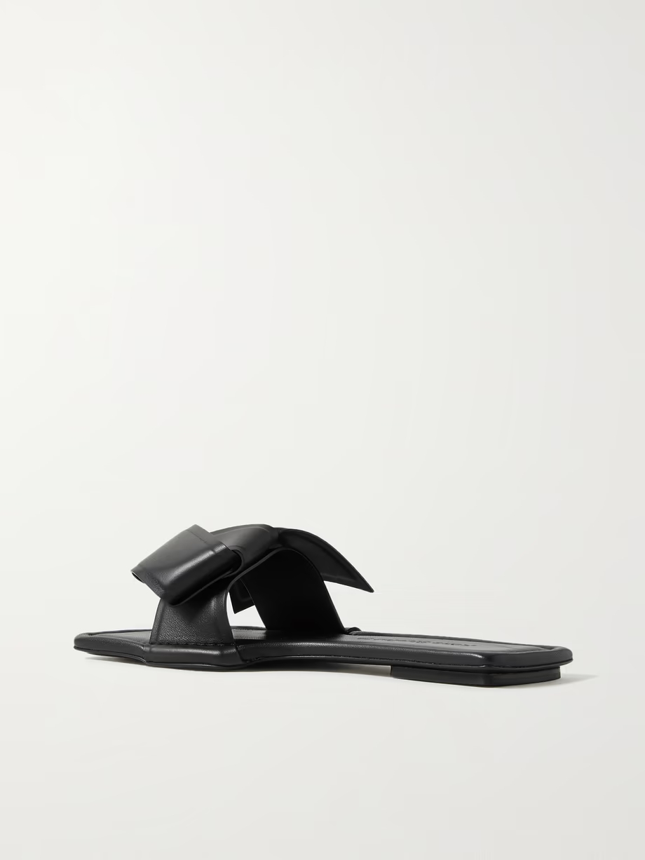 + NET SUSTAIN leather slides + NET SUSTAIN leather slides
