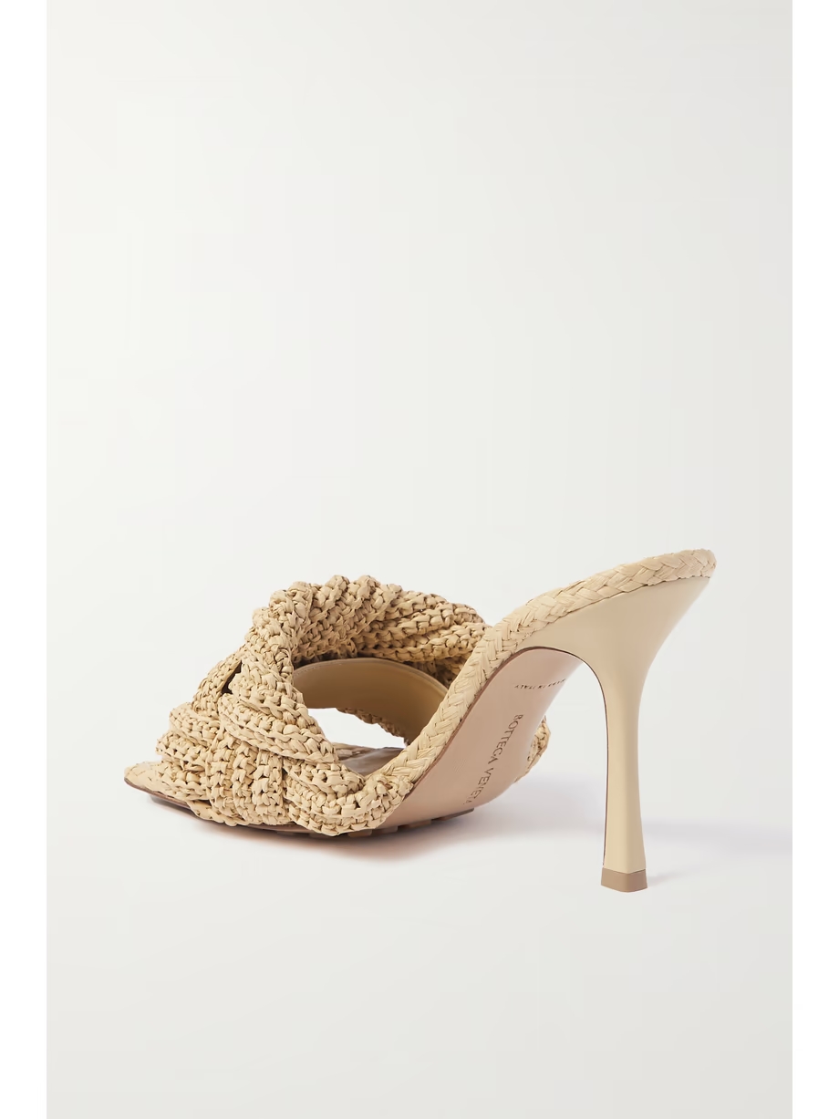 Lido intrecciato leather mules Lido intrecciato leather mules