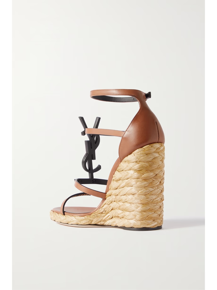 Cassandra leather wedge sandals Cassandra leather wedge sandals