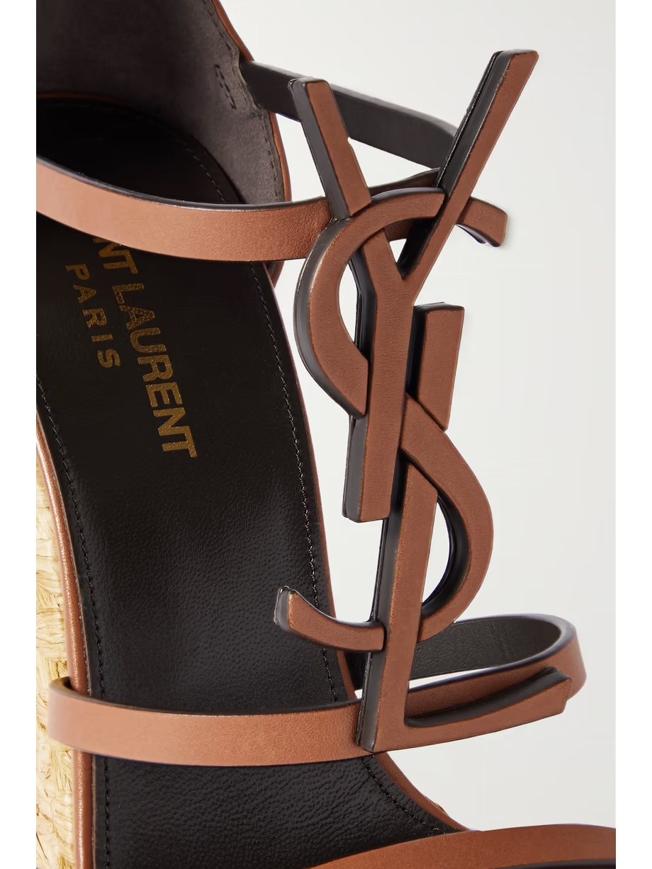 Cassandra leather wedge sandals Cassandra leather wedge sandals