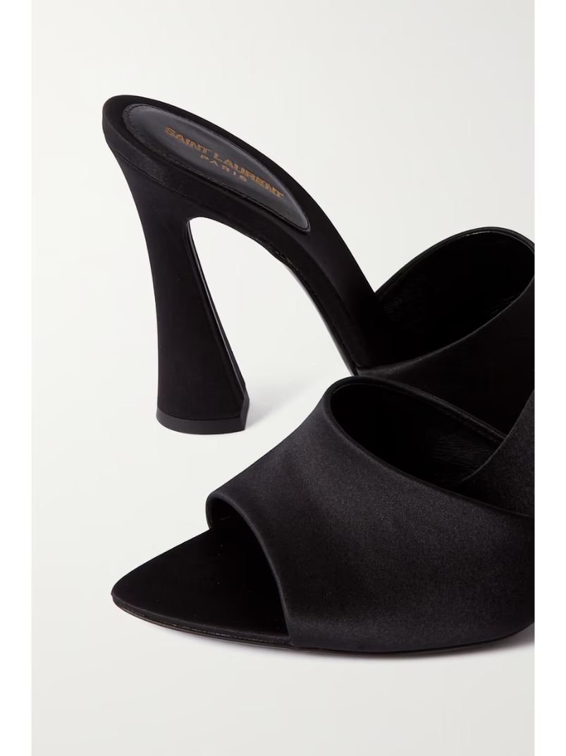 Satin mules Satin mules