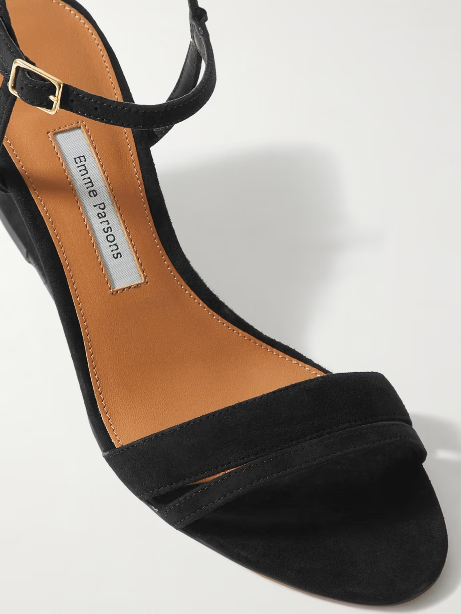 Suede wedge sandals Suede wedge sandals