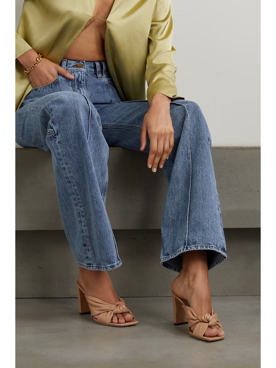 Avenue 85 knotted leather mules Avenue 85 knotted leather mules