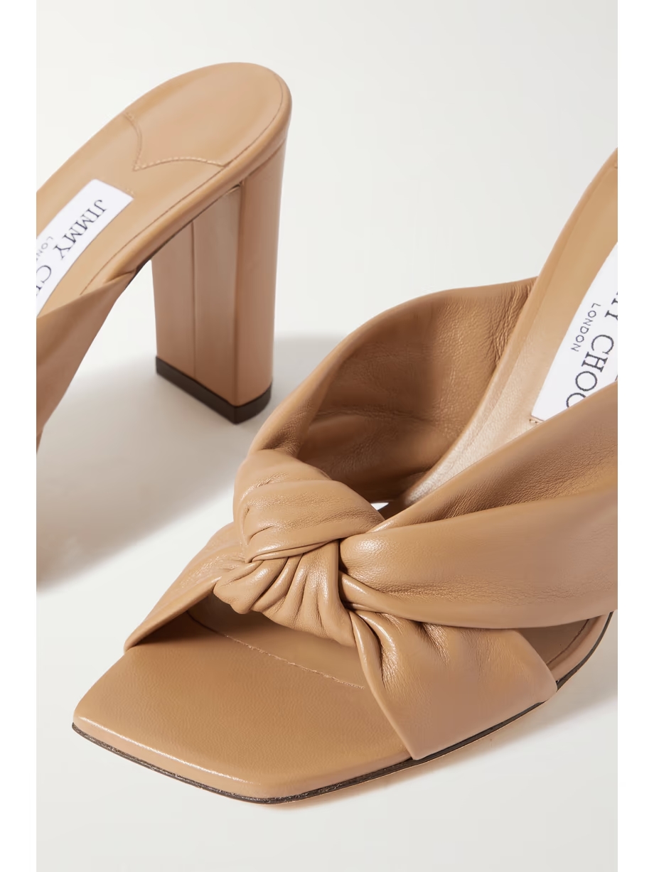 Avenue 85 knotted leather mules Avenue 85 knotted leather mules
