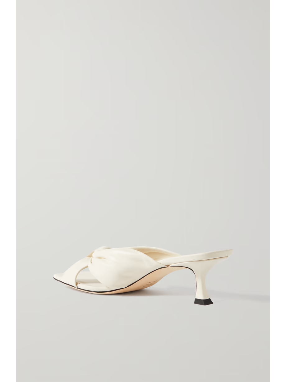 Avenue 50 knotted leather mules Avenue 50 knotted leather mules