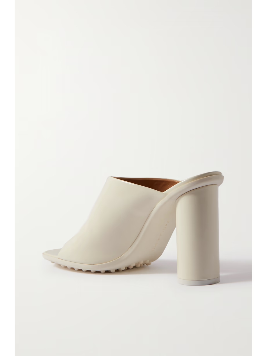 Atomic patent-leather mules Atomic patent-leather mules