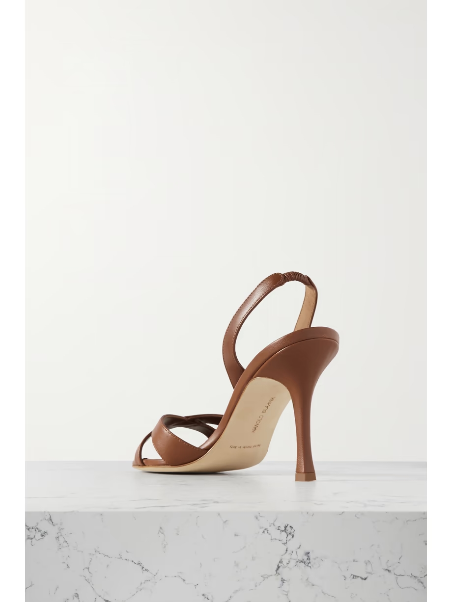 Callasli 90 leather slingback sandals Callasli 90 leather slingback sandals