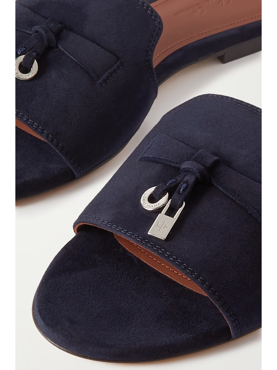 Summer Charms suede slides Summer Charms suede slides