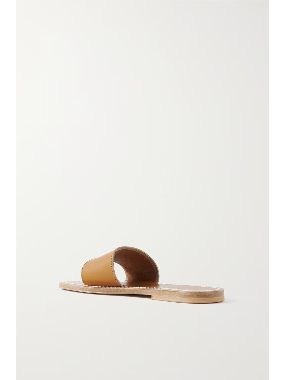 + NET SUSTAIN Anacapri leather slides + NET SUSTAIN Anacapri leather slides