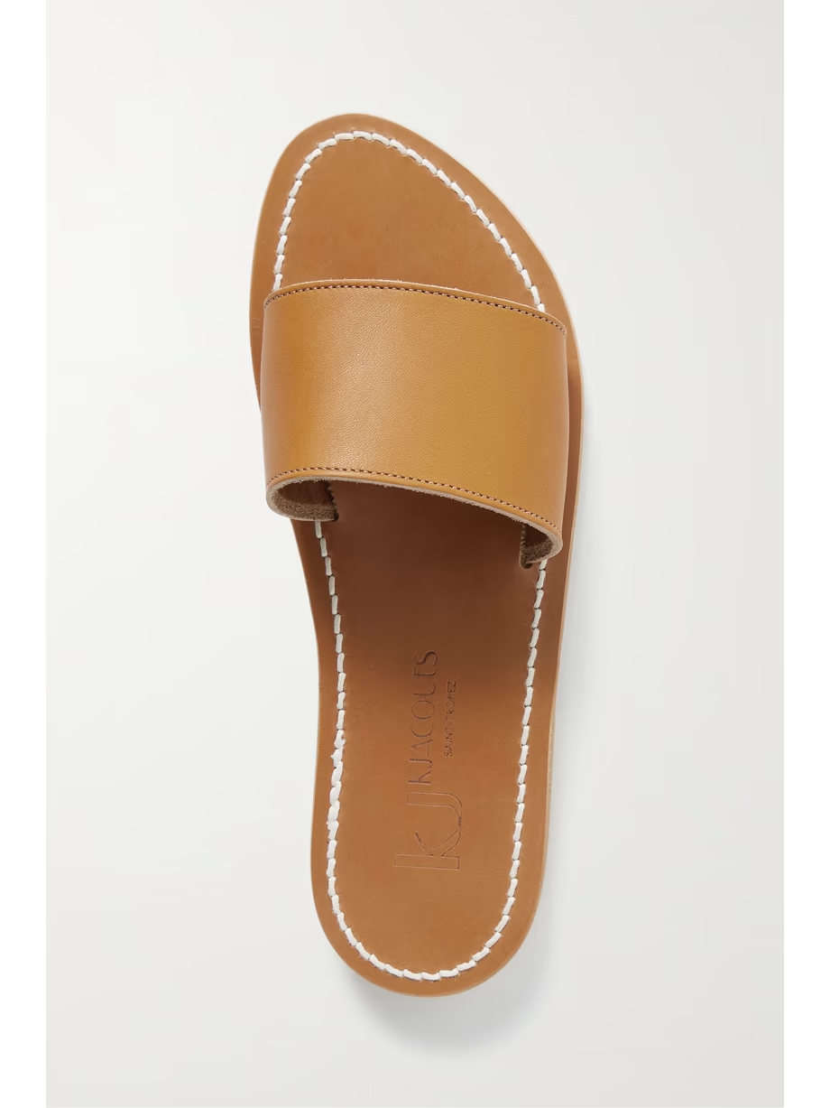 + NET SUSTAIN Anacapri leather slides + NET SUSTAIN Anacapri leather slides