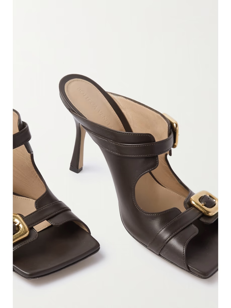 Stretch Buckle leather sandals Stretch Buckle leather sandals