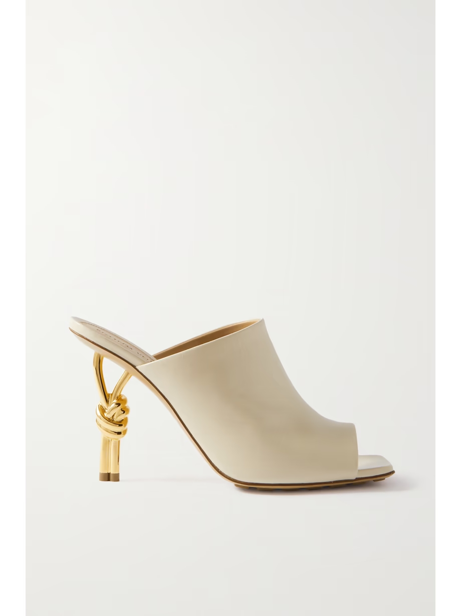 Leather mules Leather mules