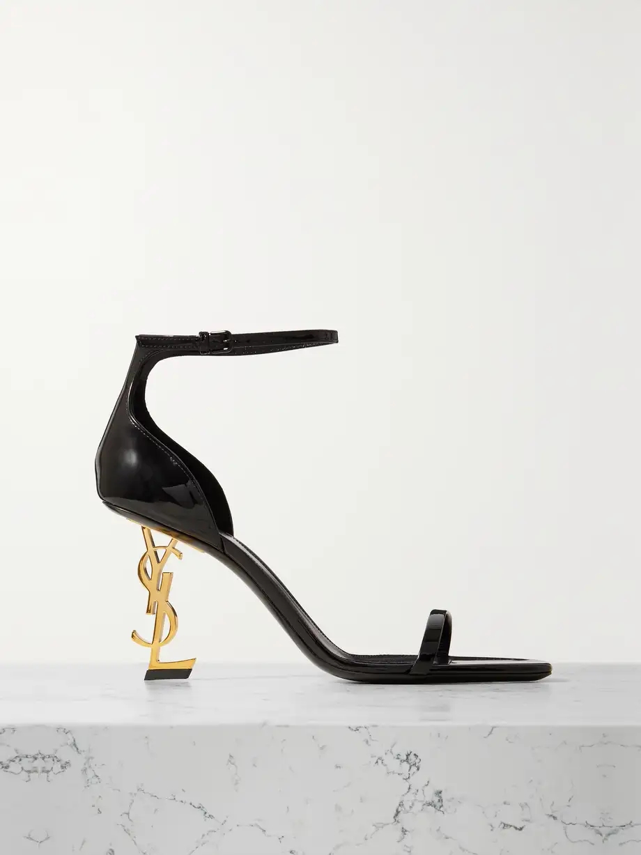 Opyum embellished patent-leather sandals Opyum embellished patent-leather sandals
