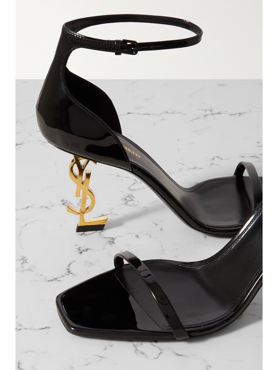 Opyum embellished patent-leather sandals Opyum embellished patent-leather sandals