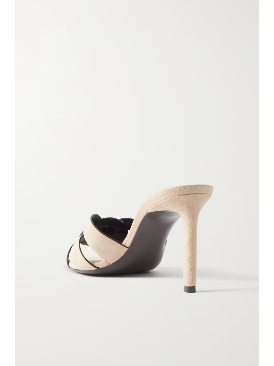 Tribute woven suede mules Tribute woven suede mules