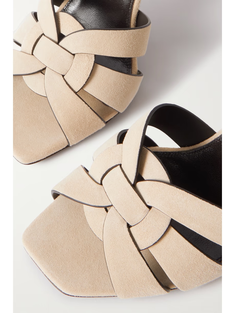 Tribute woven suede mules Tribute woven suede mules
