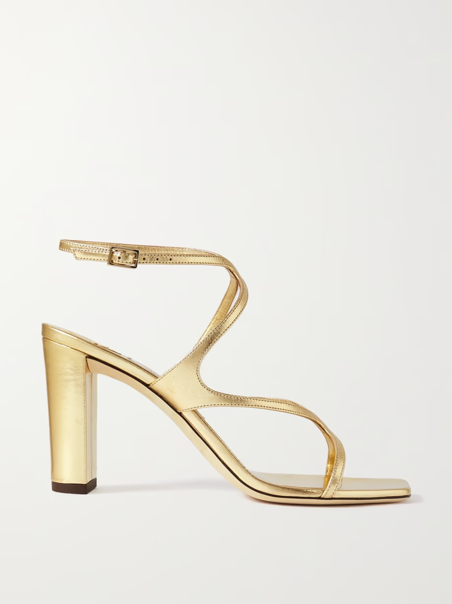 Azie 85 metallic leather sandals Azie 85 metallic leather sandals
