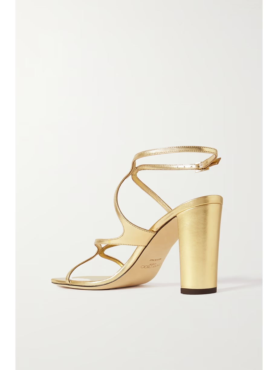 Azie 85 metallic leather sandals Azie 85 metallic leather sandals
