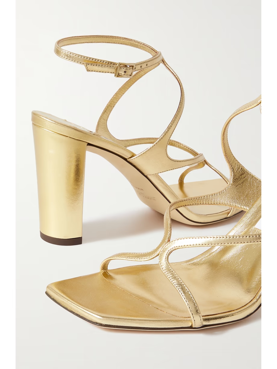 Azie 85 metallic leather sandals Azie 85 metallic leather sandals