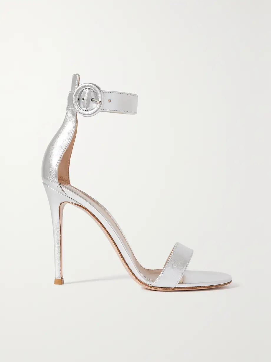 Portofino 105 metallic leather sandals Portofino 105 metallic leather sandals