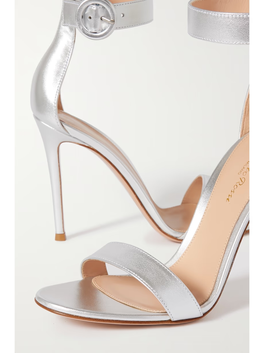 Portofino 105 metallic leather sandals Portofino 105 metallic leather sandals