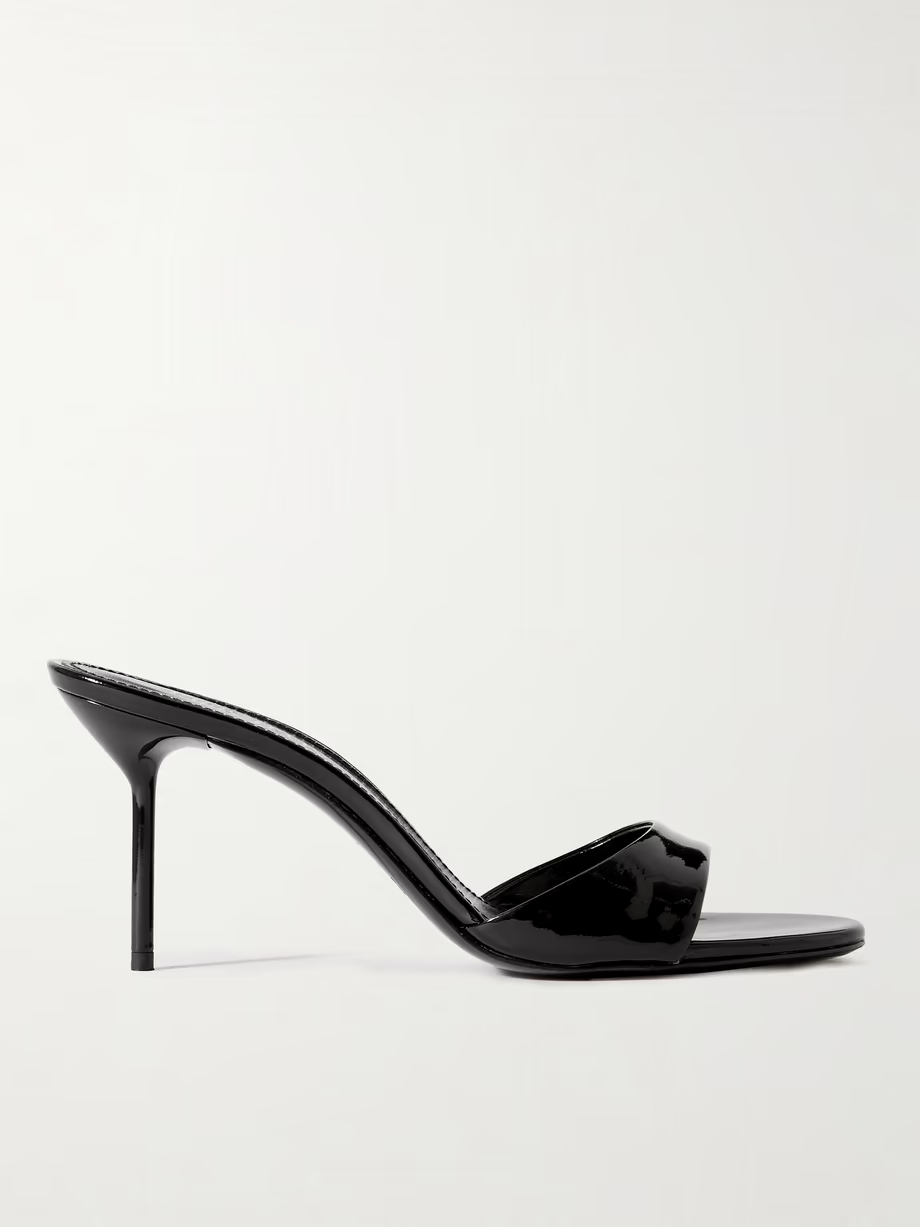 Lidia patent-leather mules Lidia patent-leather mules