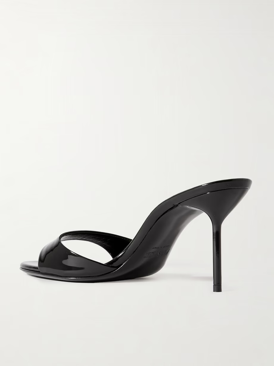 Lidia patent-leather mules Lidia patent-leather mules